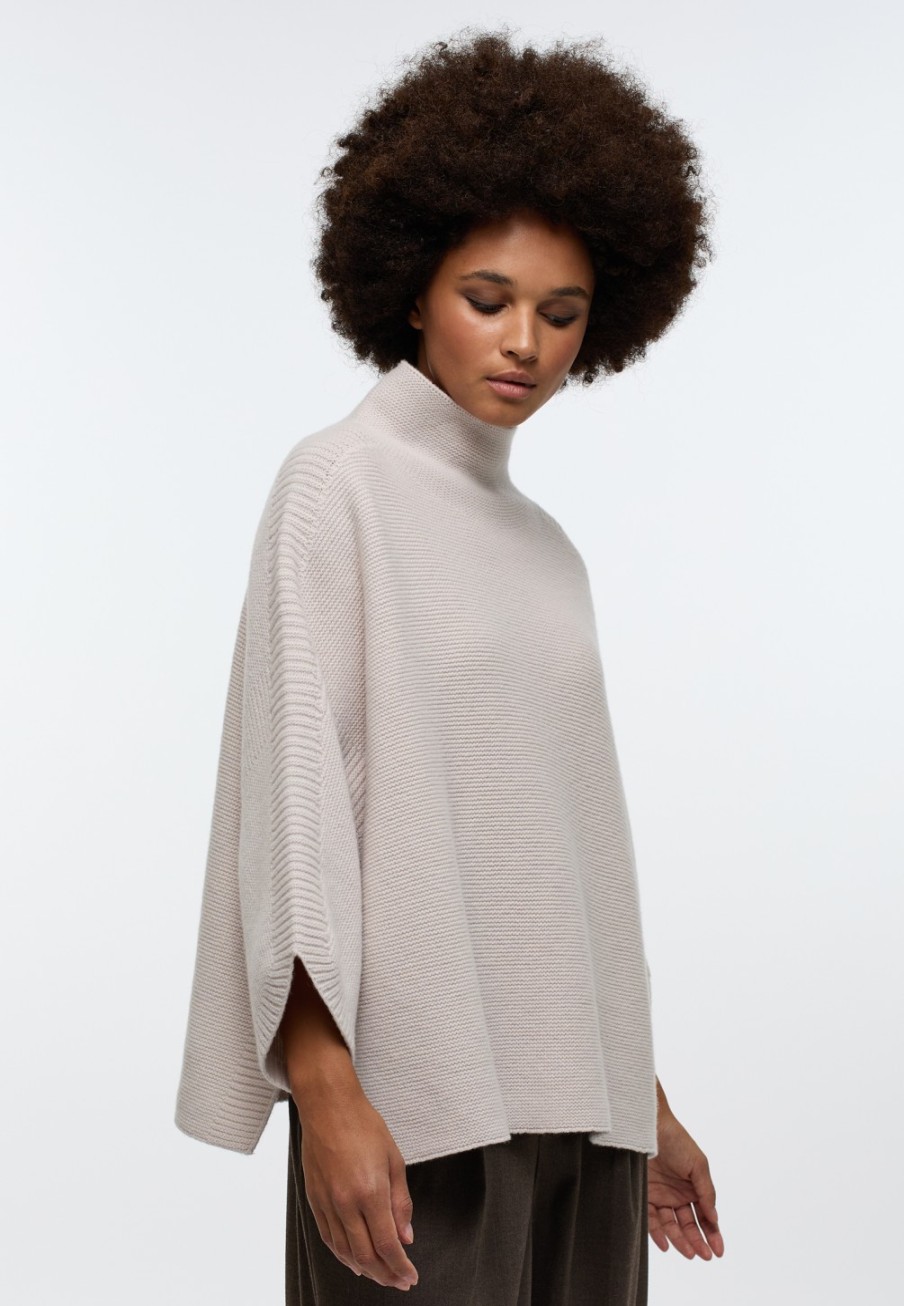 Damen ETERNA  | Strick Pullover In Unifarben Beige