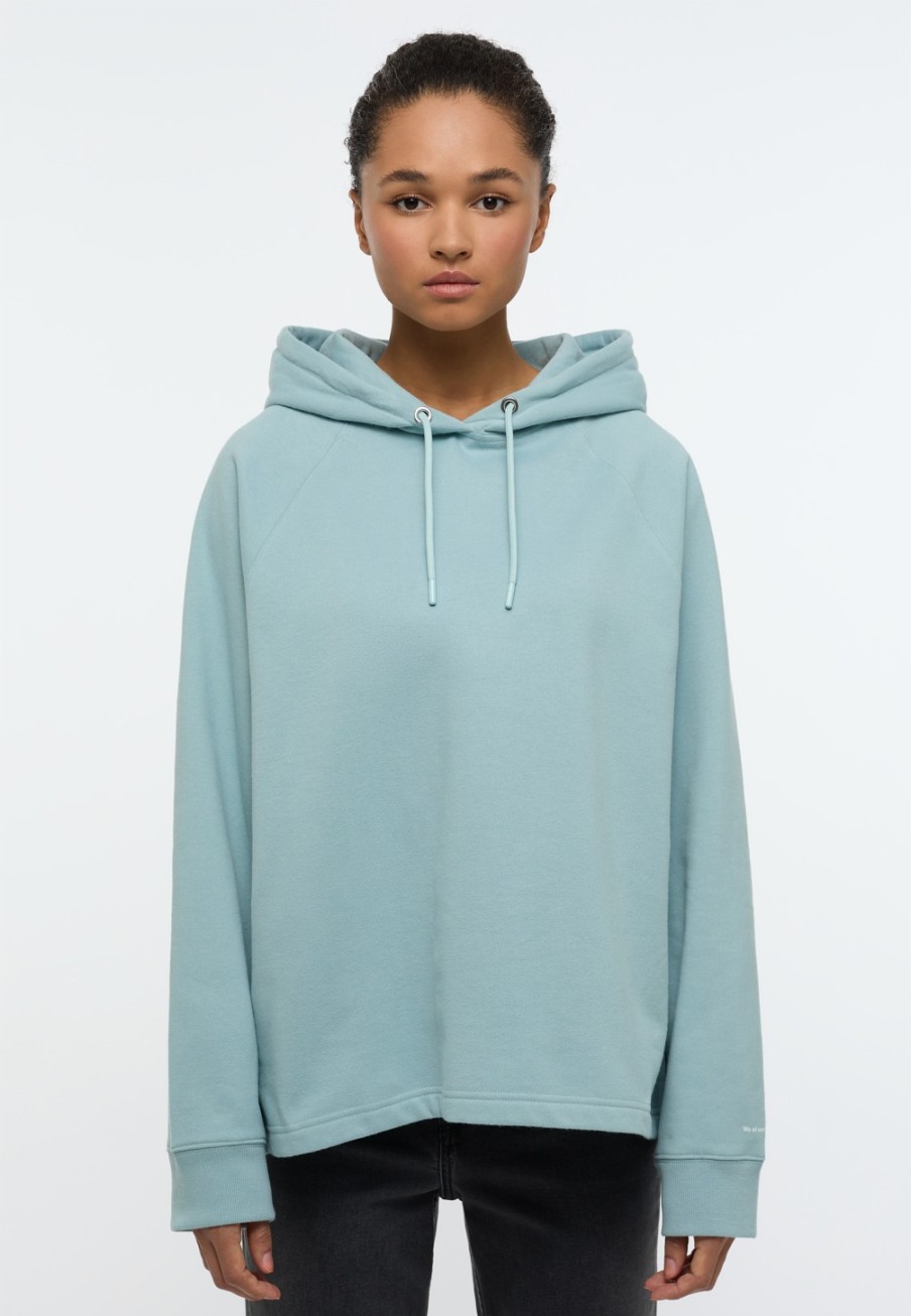 Damen ETERNA  | Strick Pullover In Unifarben Blau