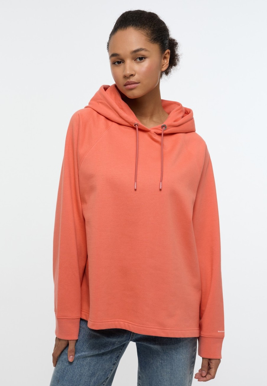 Damen ETERNA  | Strick Pullover In Unifarben Mandarine