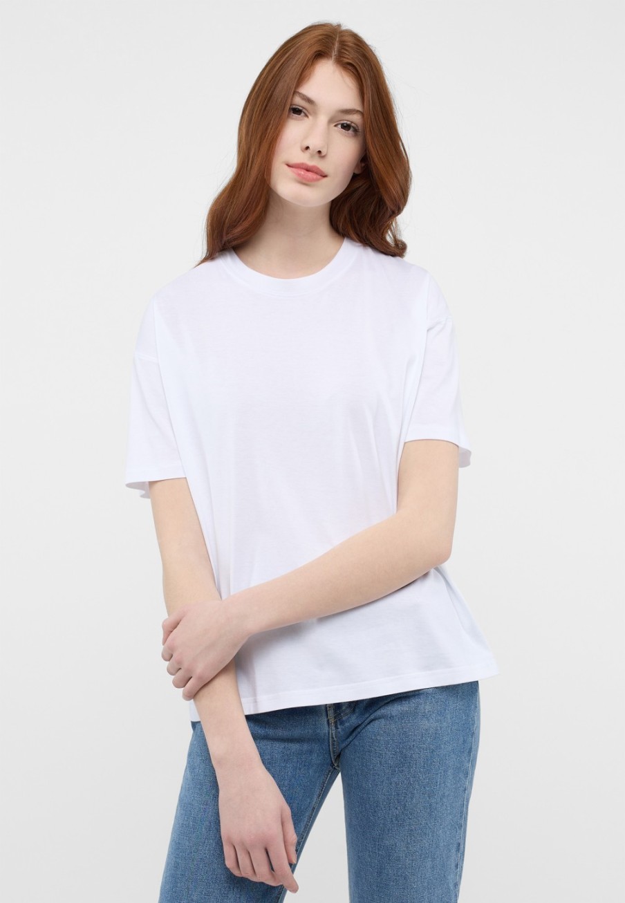 Damen ETERNA  | Shirt In Bedruckt Off-White